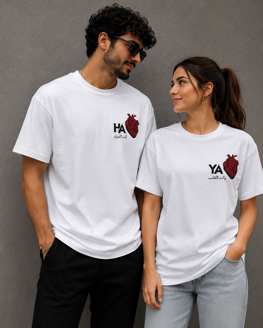 Custom Initials Couple T-Shirt | IZLER